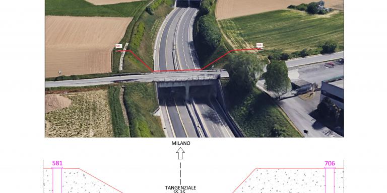 Stucchi intervento sotto superstrada